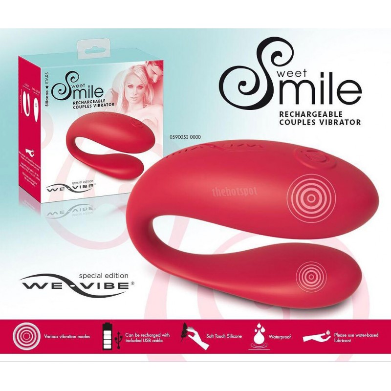 Limited Edition We-Vibe Sweet Smile Ruby Couples Vibrator